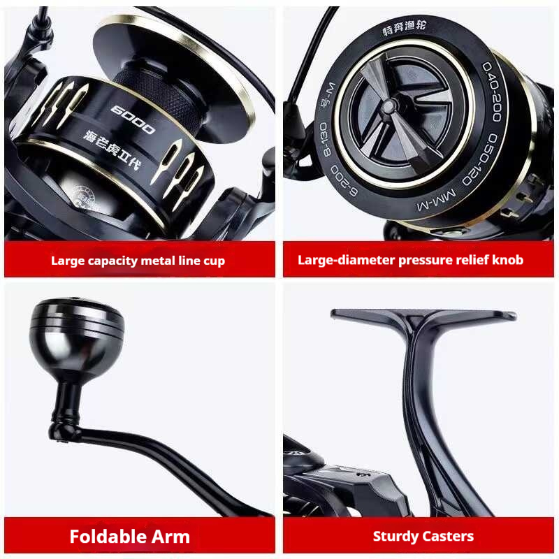 TEBEN Sea Tiger II Spinning Re - Surf Reel ulasan dan harga