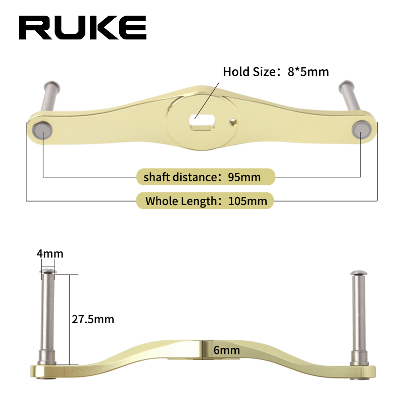 RUKE 1pc Fishing Reel Handle A - Reel Spare Spool ulasan dan harga
