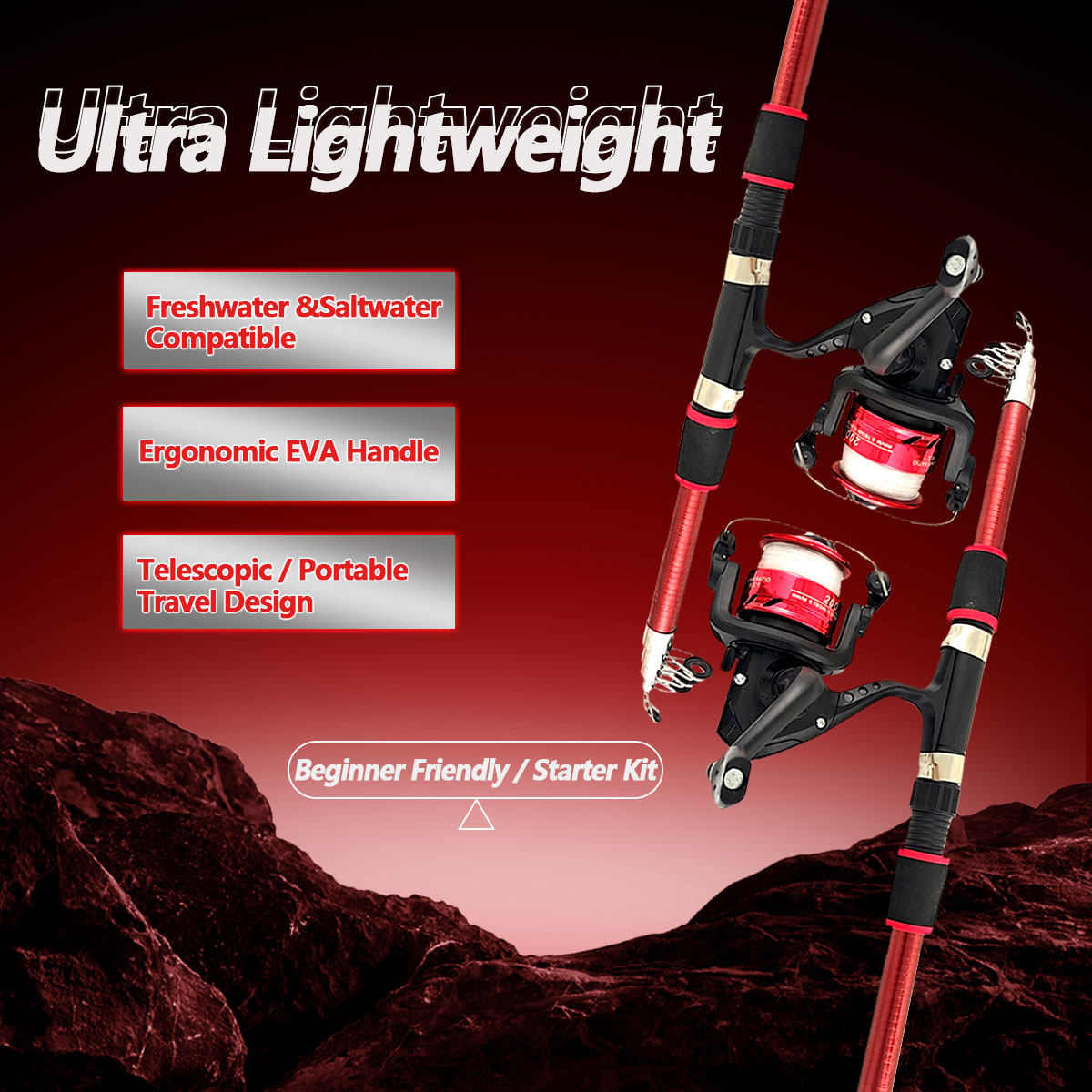Spinning Fishing Rod and Reel  - Conventional Reel ulasan dan harga
