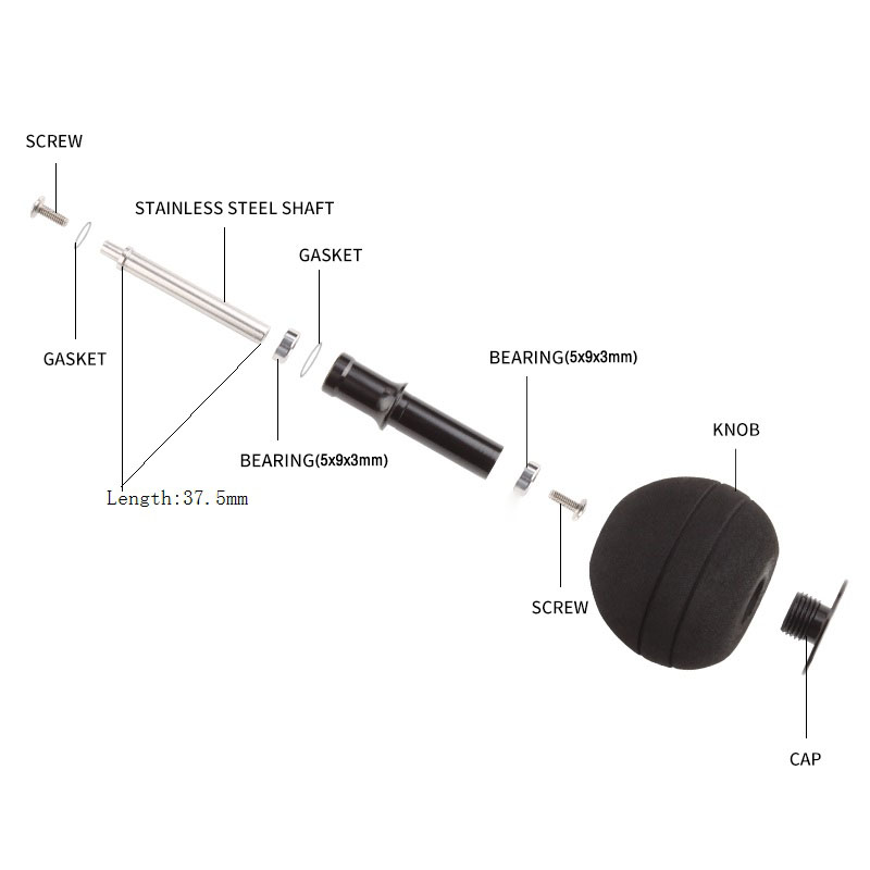 Ruke  Fishing Handle EVA Knob  - Reel Spare Spool ulasan dan harga