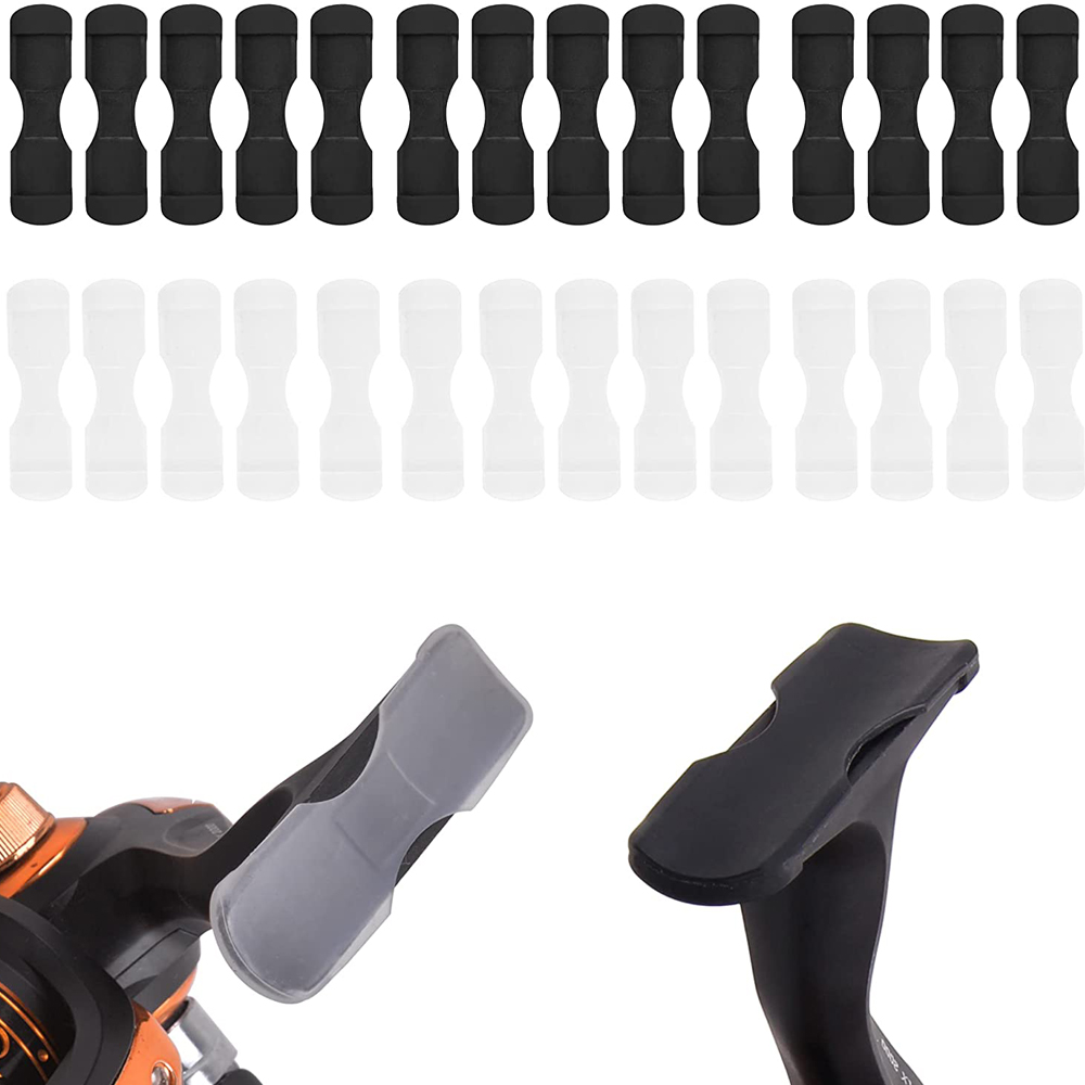 40/100Pcs Rubber Fishing reel  - Reel Spare Spool ulasan dan harga