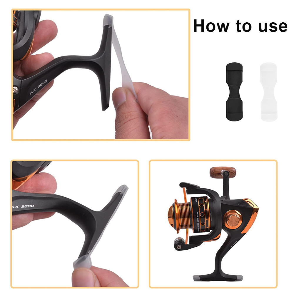 40/100Pcs Rubber Fishing reel  - Reel Spare Spool ulasan dan harga