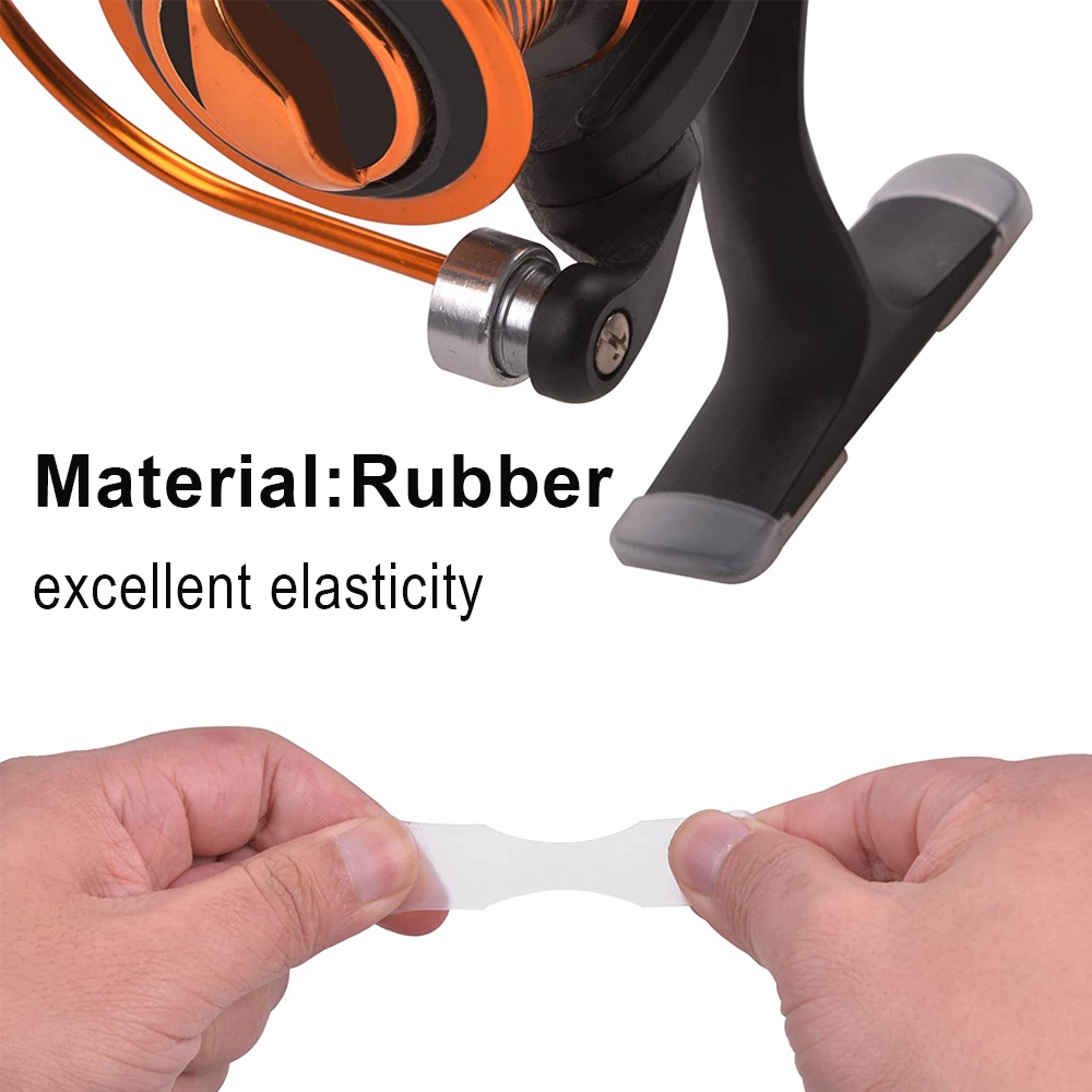 40/100Pcs Rubber Fishing reel  - Reel Spare Spool ulasan dan harga