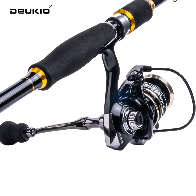 DEUKIO 1.8/2.1m Carbon Spinnin - Conventional Reel ulasan dan harga